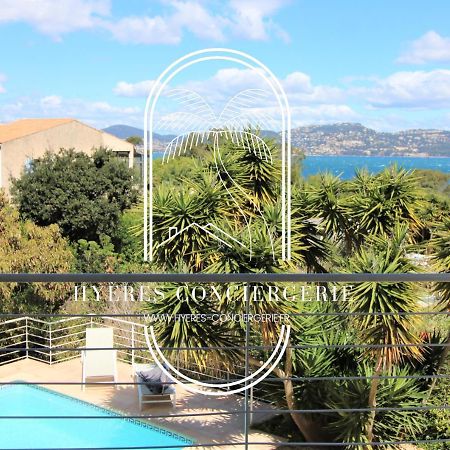 Villa L'Arbanaise Vue Mer Piscine Presqu'Ile Giens By Hc Hyères Exterior foto